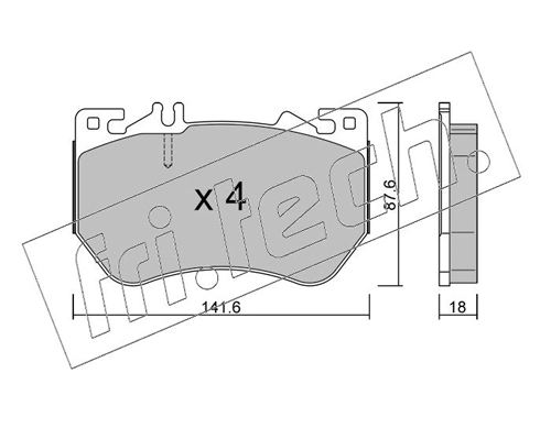 Brake Pad Set, disc brake