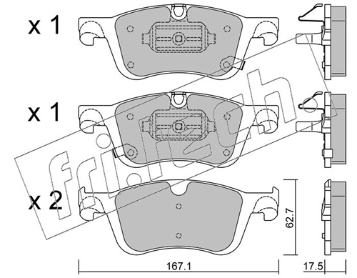 Brake Pad Set, disc brake