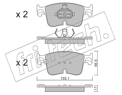 Brake Pad Set, disc brake