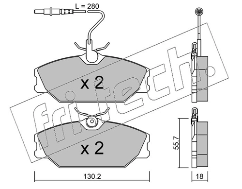 Brake Pad Set, disc brake