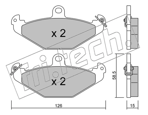 Brake Pad Set, disc brake