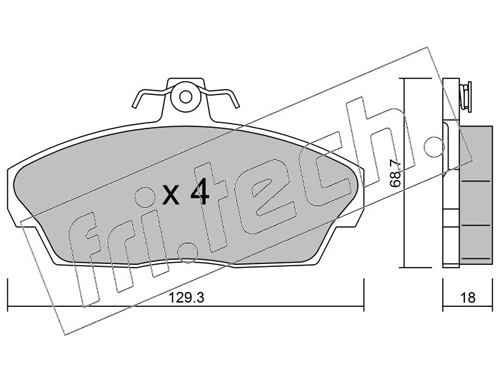 Brake Pad Set, disc brake