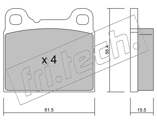 Brake Pad Set, disc brake