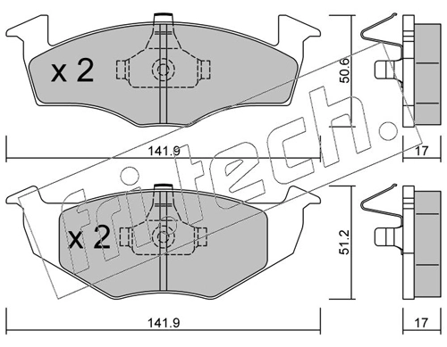 Brake Pad Set, disc brake