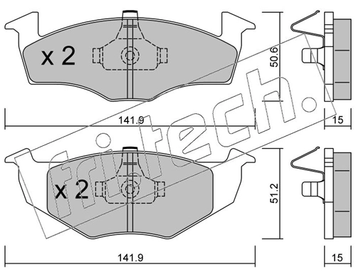 Brake Pad Set, disc brake