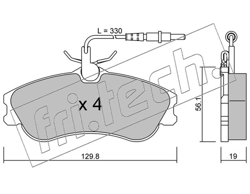Brake Pad Set, disc brake
