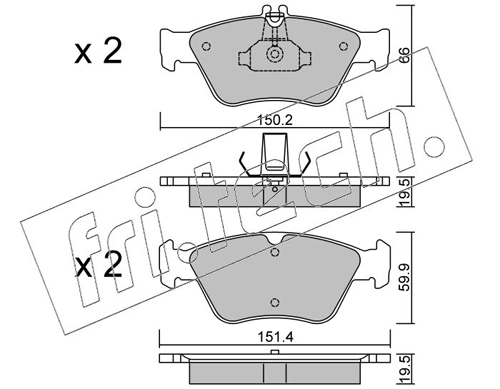 Brake Pad Set, disc brake