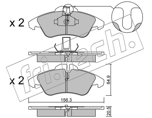 Brake Pad Set, disc brake