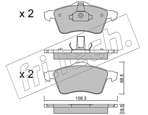 Brake Pad Set, disc brake