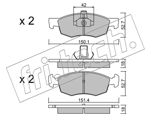 Brake Pad Set, disc brake