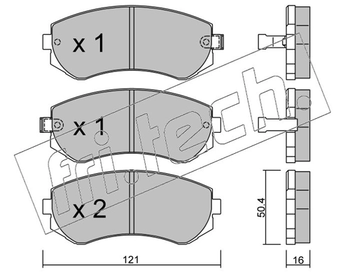 Brake Pad Set, disc brake
