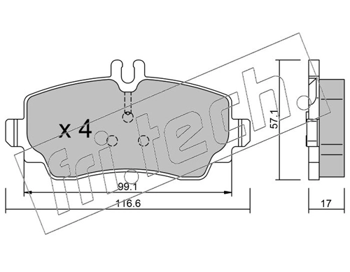 Brake Pad Set, disc brake