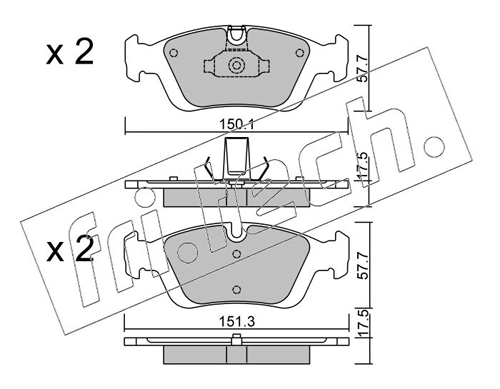 Brake Pad Set, disc brake