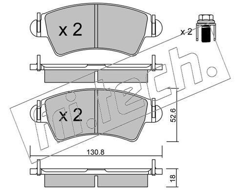 Brake Pad Set, disc brake