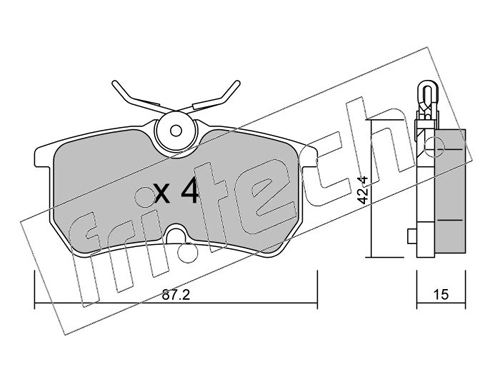 Brake Pad Set, disc brake