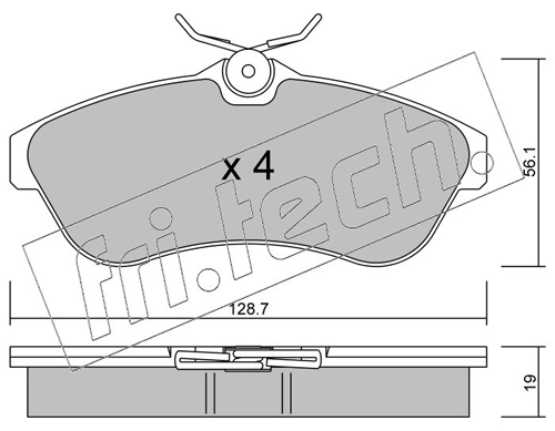 Brake Pad Set, disc brake