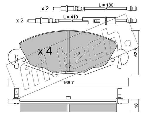 Brake Pad Set, disc brake