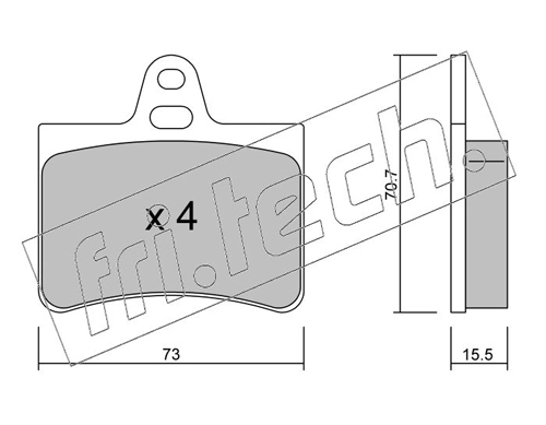 Brake Pad Set, disc brake