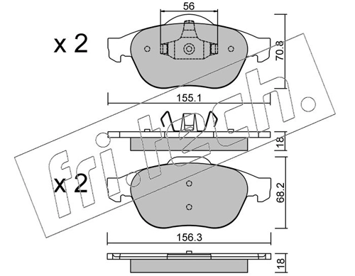 Brake Pad Set, disc brake