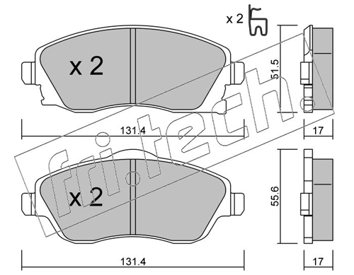 Brake Pad Set, disc brake