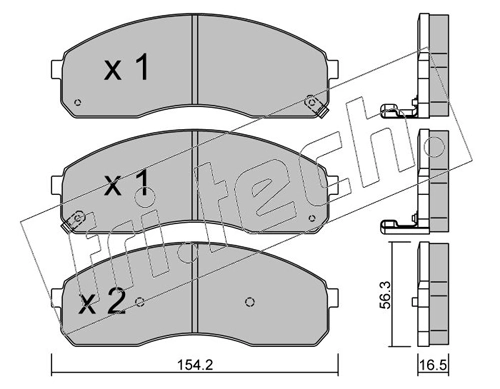 Brake Pad Set, disc brake