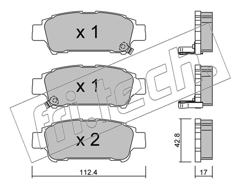 Brake Pad Set, disc brake