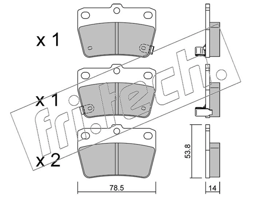 Brake Pad Set, disc brake