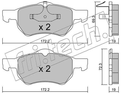 Brake Pad Set, disc brake