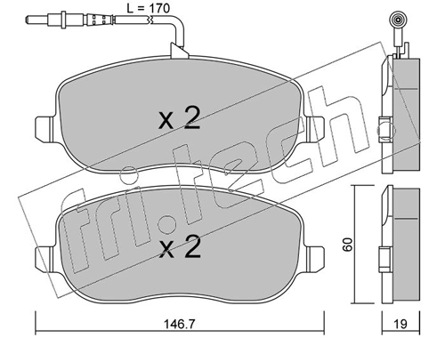Brake Pad Set, disc brake