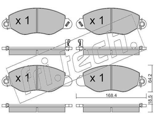 Brake Pad Set, disc brake