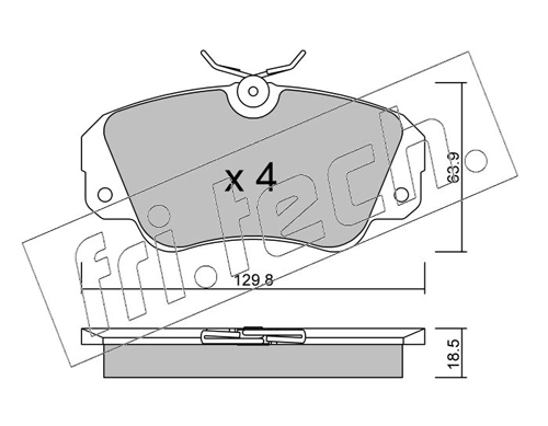 Brake Pad Set, disc brake