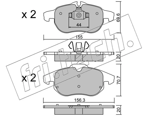 Brake Pad Set, disc brake
