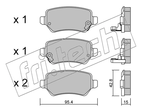 Brake Pad Set, disc brake
