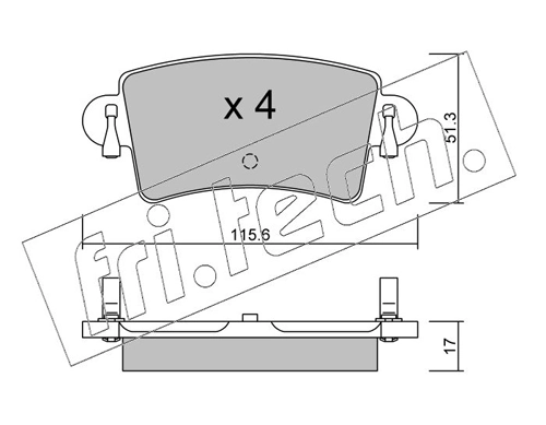 Brake Pad Set, disc brake