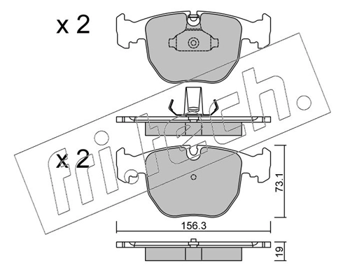 Brake Pad Set, disc brake