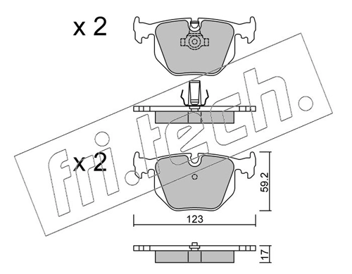 Brake Pad Set, disc brake