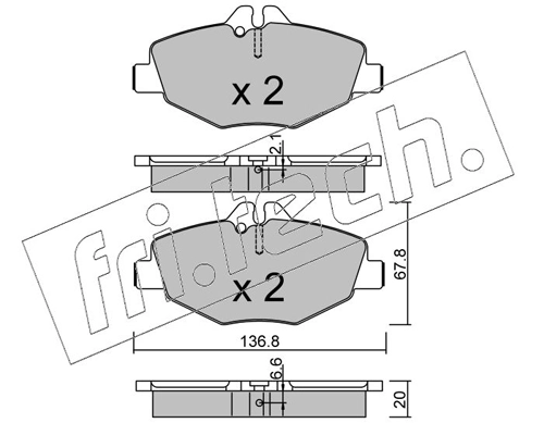 Brake Pad Set, disc brake