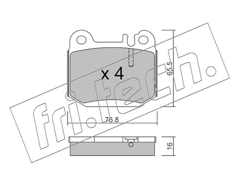 Brake Pad Set, disc brake