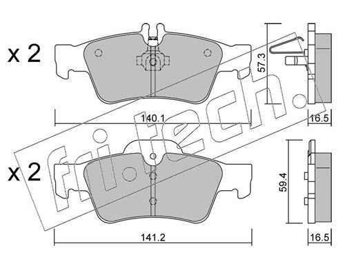 Brake Pad Set, disc brake