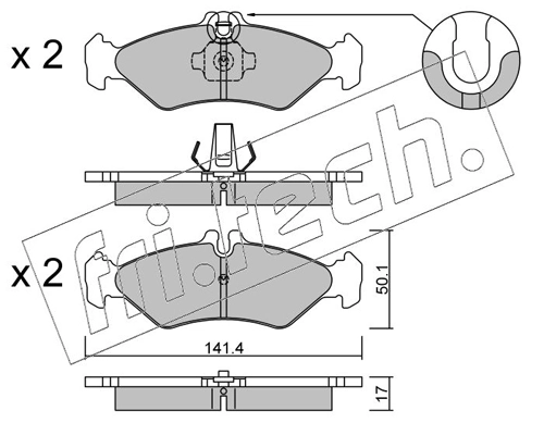 Brake Pad Set, disc brake