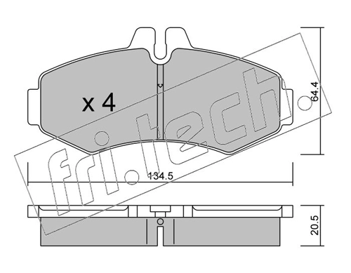 Brake Pad Set, disc brake