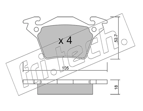 Brake Pad Set, disc brake