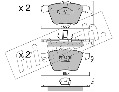 Brake Pad Set, disc brake