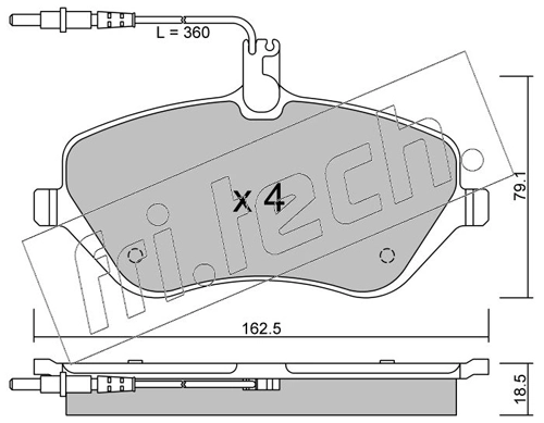 Brake Pad Set, disc brake