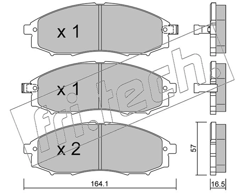 Brake Pad Set, disc brake