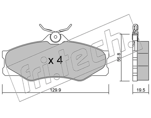Brake Pad Set, disc brake