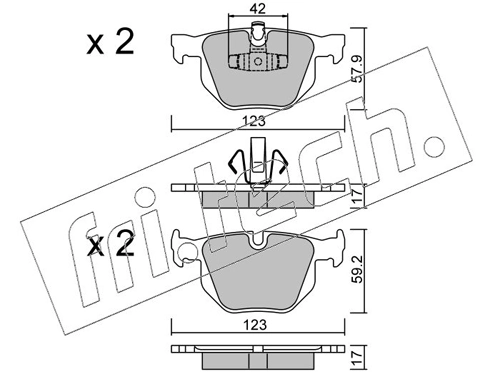 Brake Pad Set, disc brake