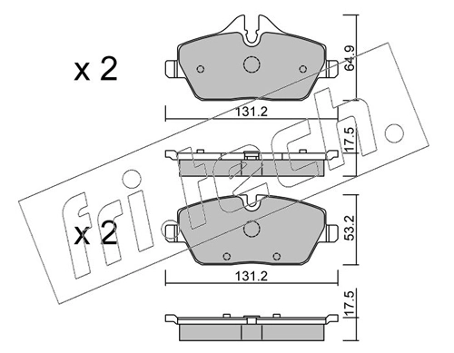 Brake Pad Set, disc brake