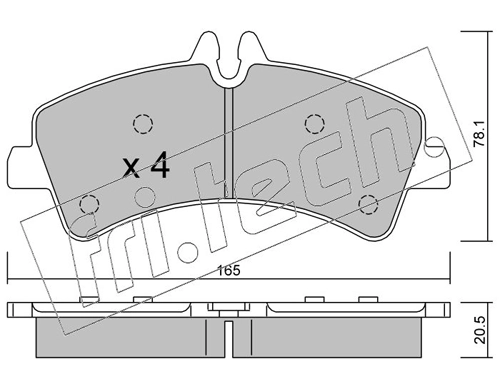 Brake Pad Set, disc brake