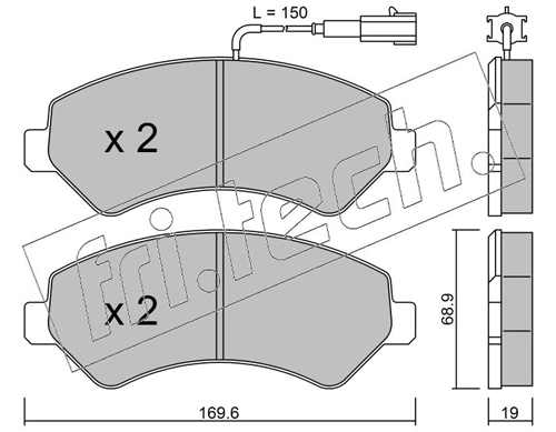 Brake Pad Set, disc brake